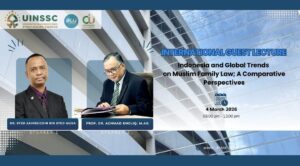 Magister Hukum Keluarga UIN SSC Gelar International Guest Lecture Bahas Tren Global Hukum Keluarga Muslim